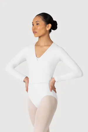 Z0858L - Bloch Overture Crossover Womens Long Sleeve Wrap Top