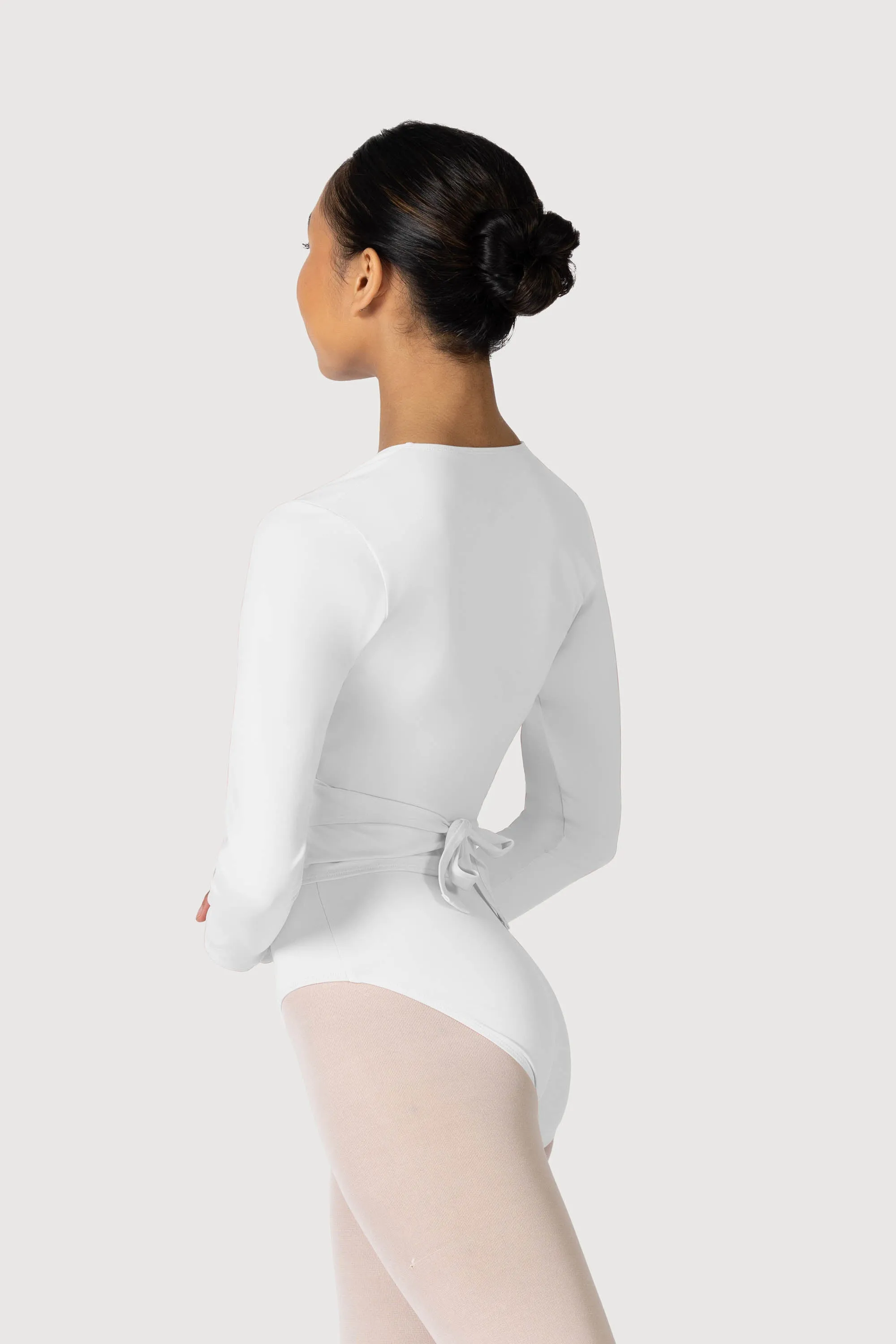 Z0858L - Bloch Overture Crossover Womens Long Sleeve Wrap Top