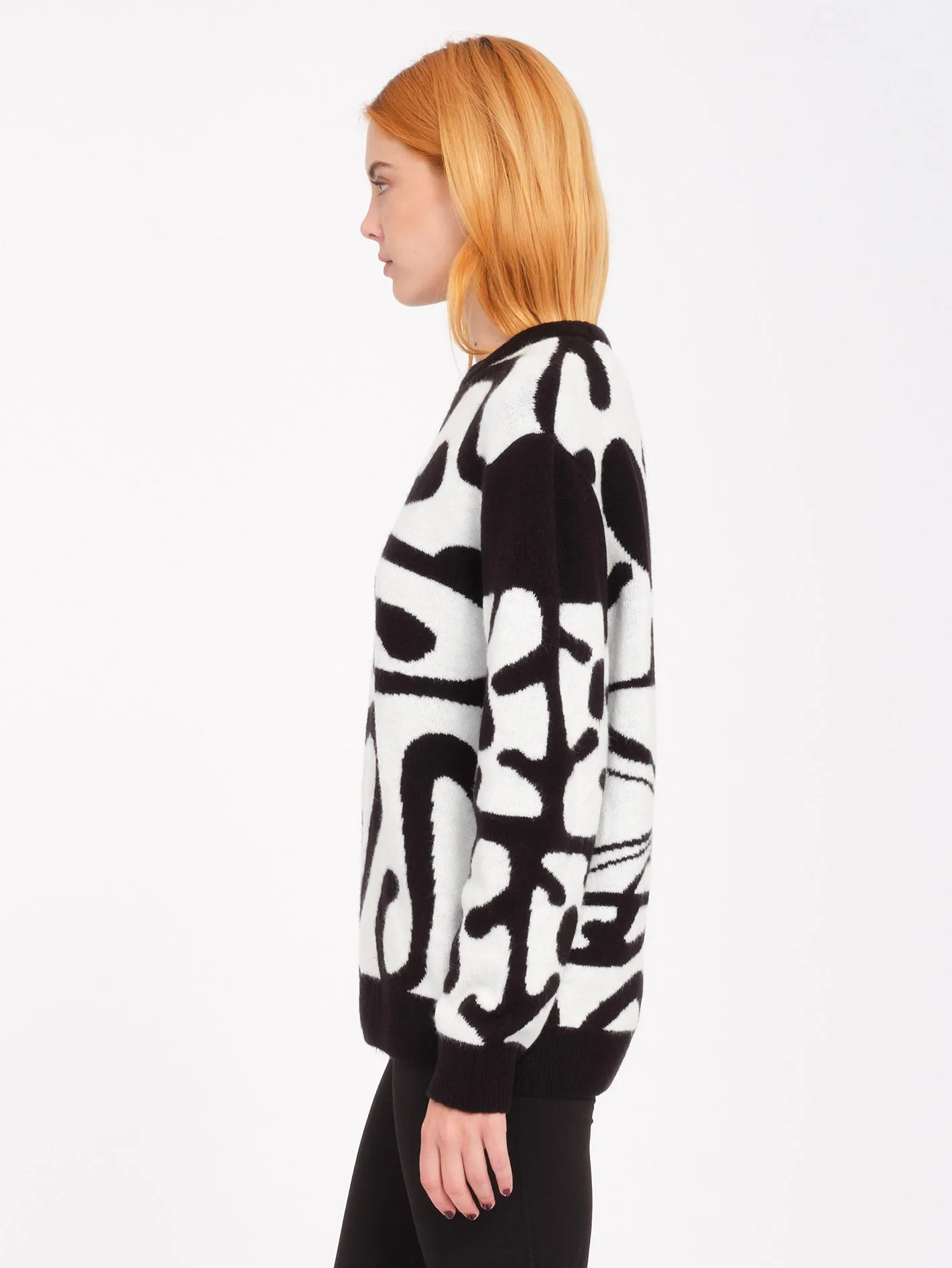 Zephyr Sweater - Black White