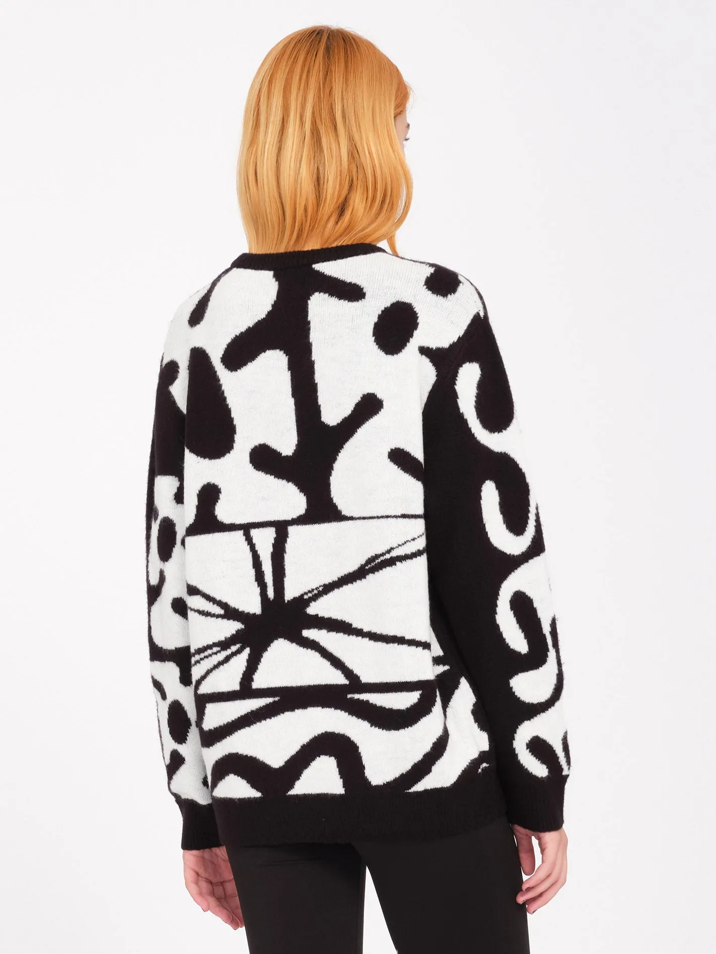 Zephyr Sweater - Black White