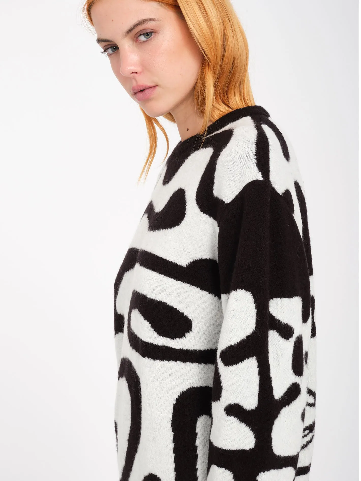 Zephyr Sweater - Black White